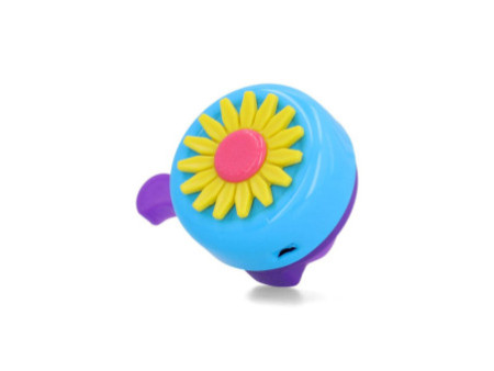FISCHER Sonnette pour guidon de vélo motif Fleur, assorti