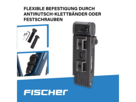FISCHER Cadenas pliable pour vélo XL avec support