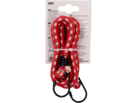 FISCHER Tendeur élastique de vélo, longueur: 1.000 mm, rouge
