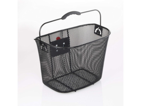 FISCHER Panier sur guidon pour vélo électrique, noir