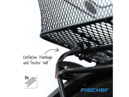 FISCHER Panier pour vélo 'School', noir