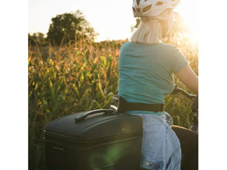 FISCHER Sac isotherme pour porte-bagages de vélo, noir