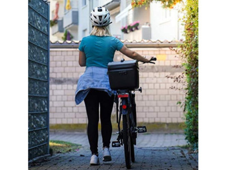 FISCHER Sac isotherme pour porte-bagages de vélo, noir