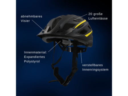 FISCHER Casque de vélo 'Urban Montis', taille : S/M, noir