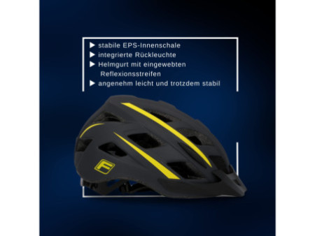 FISCHER Casque de vélo 'Urban Montis', taille : S/M, noir
