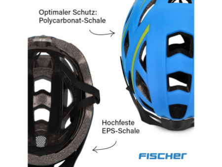 FISCHER Casque de vélo 'Urban Montis', taille : L/XL, bleu