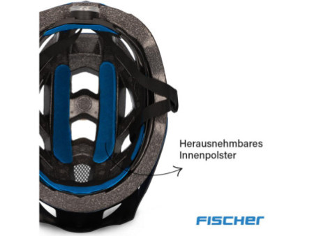 FISCHER Casque de vélo 'Urban Montis', taille : L/XL, bleu