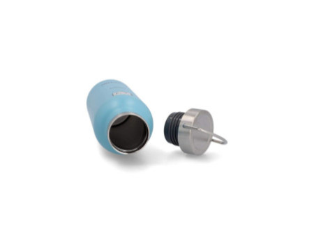 FISCHER Gourde pour cycliste Boy, acier inoxydable, bleu