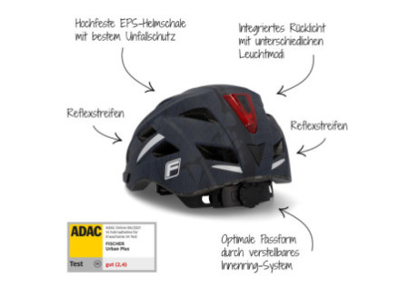 FISCHER Casque de vélo 'Urban Plus Brooklyn', taille: S/M