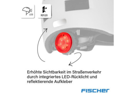 FISCHER Casque de vélo enfant 'BMX Splash', taille: XS/S