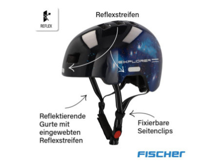 FISCHER Casque de vélo enfant 'BMX Universe', taille: S/M