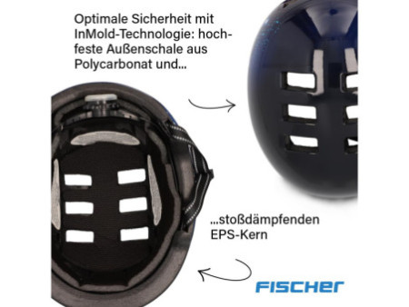 FISCHER Casque de vélo enfant 'BMX Universe', taille: S/M