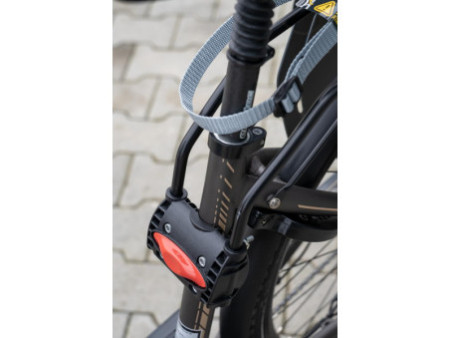 FISCHER Siège enfant de vélo, gris / noir