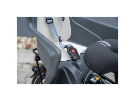 FISCHER Siège enfant de vélo, gris / noir