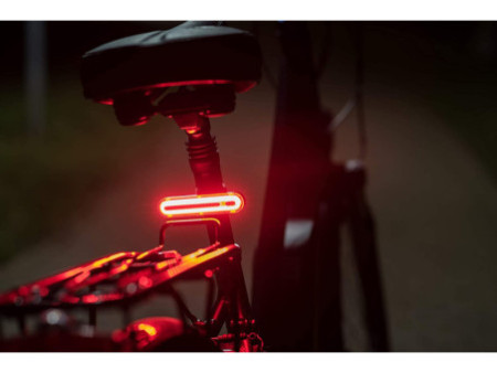 FISCHER Set d'éclairage de vélo à LED rechargeable, 30 lux