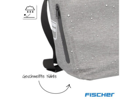 FISCHER Sacoche de vélo City, gris