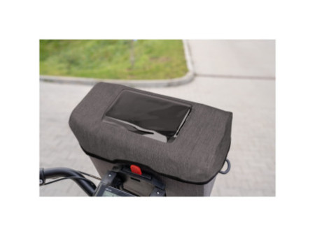 FISCHER Sacoche de guidon de vélo City, gris