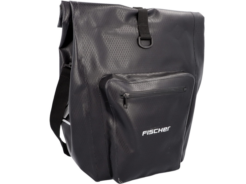 FISCHER Sacoche de porte-bagages de vélo Tour, noir