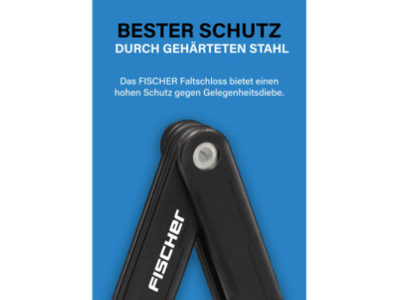 FISCHER Antivol pliable pour vélo PROTEC PLUS+ FK110