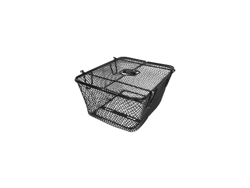 FISCHER Panier pour porte-bagages de vélo PLUS Safe, noir