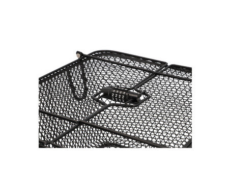 FISCHER Panier pour porte-bagages de vélo PLUS Safe, noir