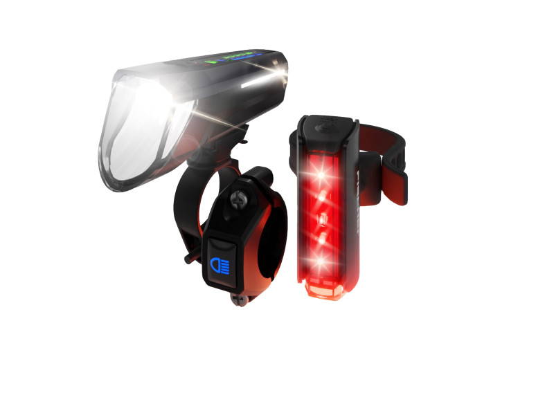 FISCHER Kit d'éclairage LED rechargeable TWIN STOP