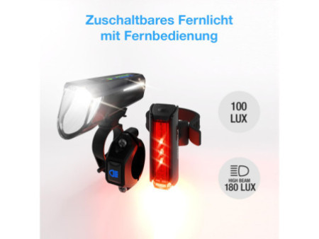 FISCHER Kit d'éclairage LED rechargeable TWIN STOP