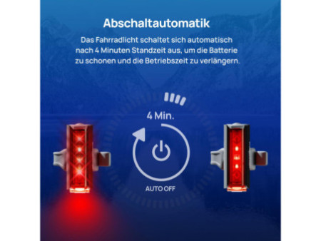 FISCHER Kit d'éclairage LED rechargeable TWIN STOP, 110 lux