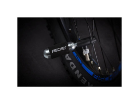 FISCHER Pompe à air pour vélo et cartouche CO2