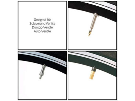 FISCHER Pompe à air pour vélo et cartouche CO2