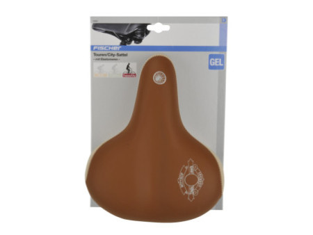FISCHER Selle de vélo Élastomère, capuccino