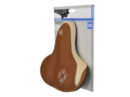 FISCHER Selle de vélo Élastomère, capuccino