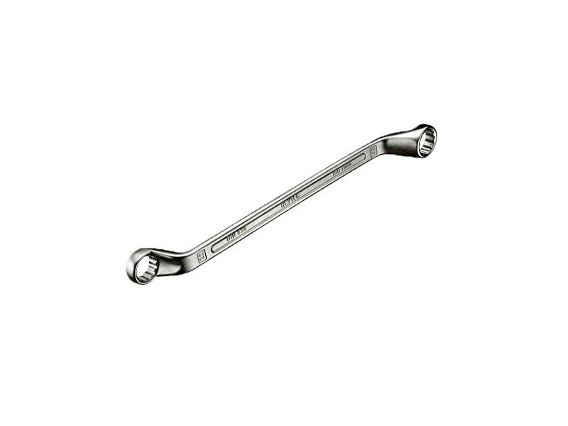 HEYTEC Clé polygonale contrecoudée, 18 x 19 mm,