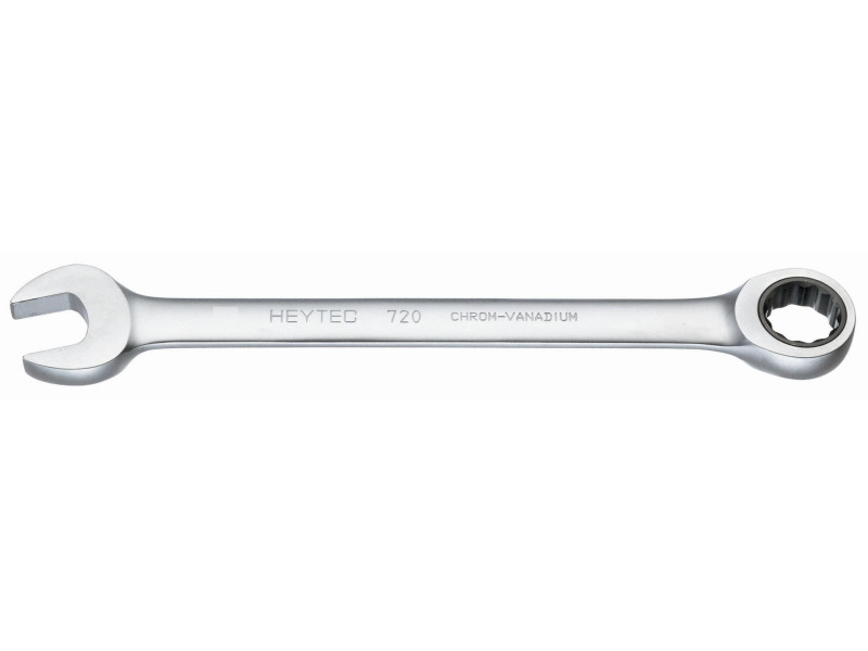 HEYTEC Clé plate à cliquet, 16 mm, longueur: 207 mm