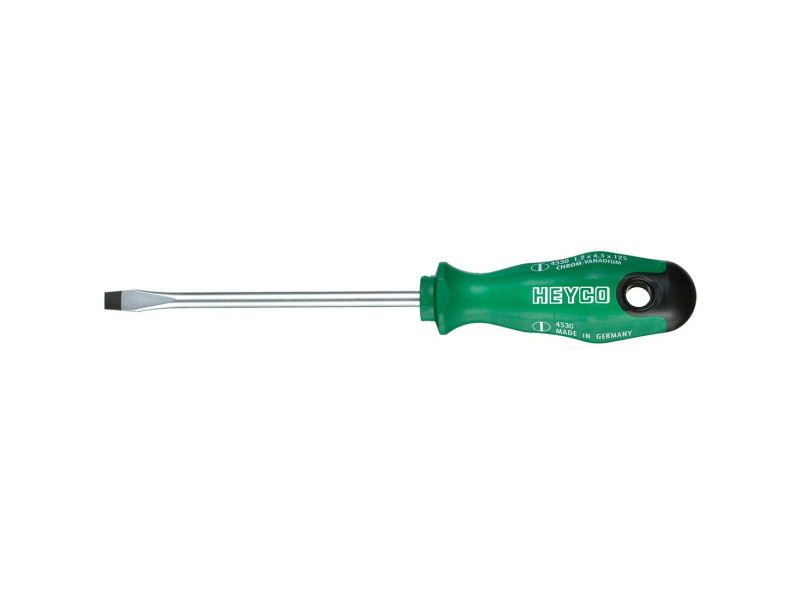 HEYCO Tournevis, plat 1,2 x 6,5 x 125mm, manche bicomposant