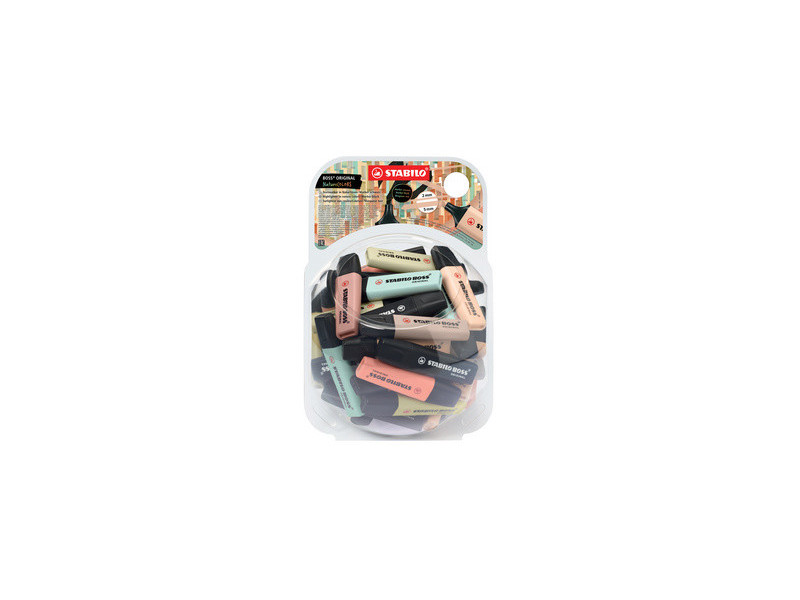 STABILO Surligneur BOSS ORIGINAL NatureCOLORS, présentoir