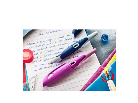 STABILO Stylo plume EASYbirdy 3D DreamWorld A, présentoir