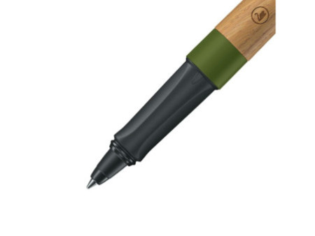 STABILO Stylo à bille Grow, vert mousse / chêne