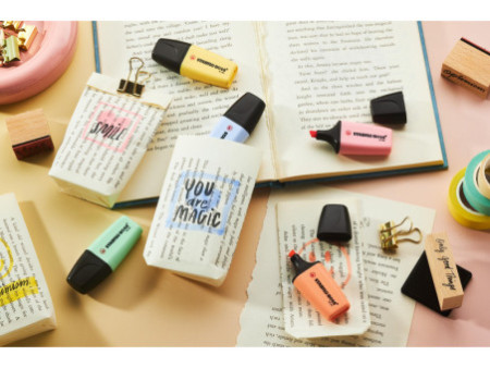 STABILO Surligneur BOSS MINI Pastel, étui carton de 3