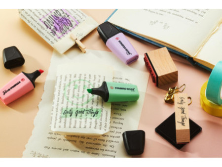 STABILO Surligneur BOSS MINI Pastel, étui carton de 3