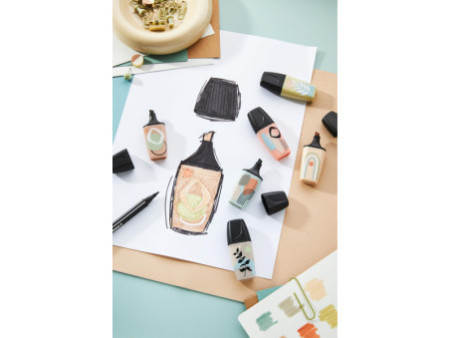 STABILO Surligneur BOSS MINI Naturevibes, étui carton de 5