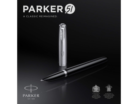 PARKER Stylo plume Parker 51 Noir C.C., taille de plume: F