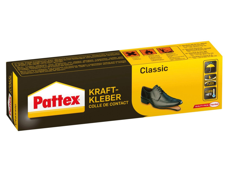 Pattex Colle de contact classic, avec solvant, tube de 50 g