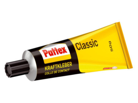 Pattex Colle de contact classic, avec solvant, tube de 50 g