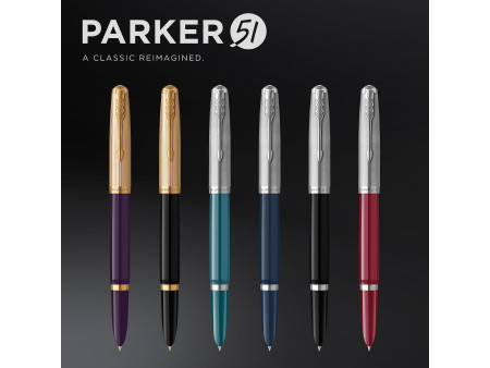 PARKER Stylo plume Parker 51 Noir C.C., taille de plume: F
