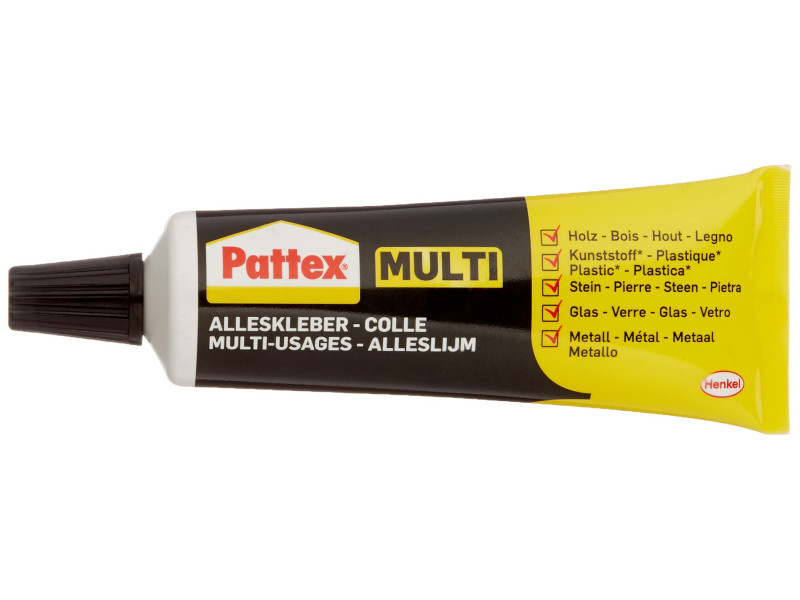 Pattex Colle universelle Multi, sans solvant, tube de 50 g