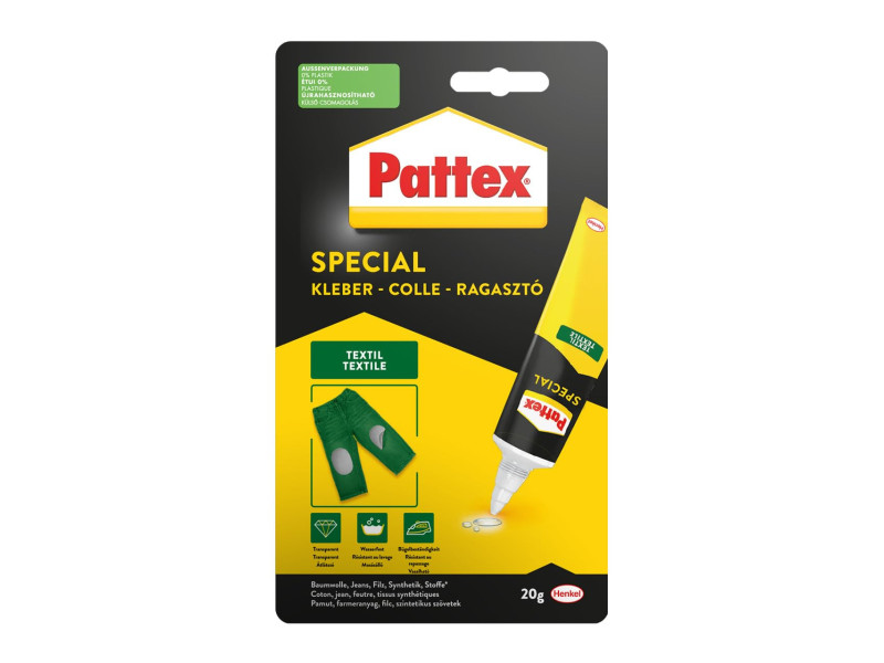 Pattex Colle spéciale TEXTIL, tube de 20 g