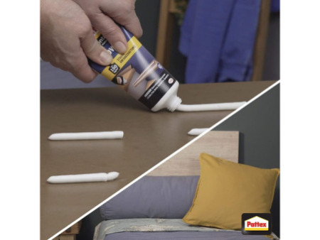 Pattex Colle de montage POWER, blanc, tube de 250 g