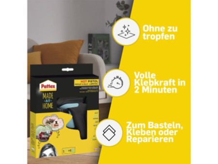 Pattex Pistolet à colle HOT PISTOL 'Made at Home'