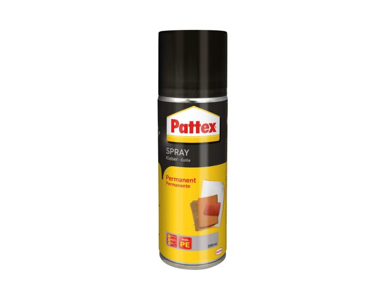 Pattex Colle en spray, permanent, bombe 200 ml